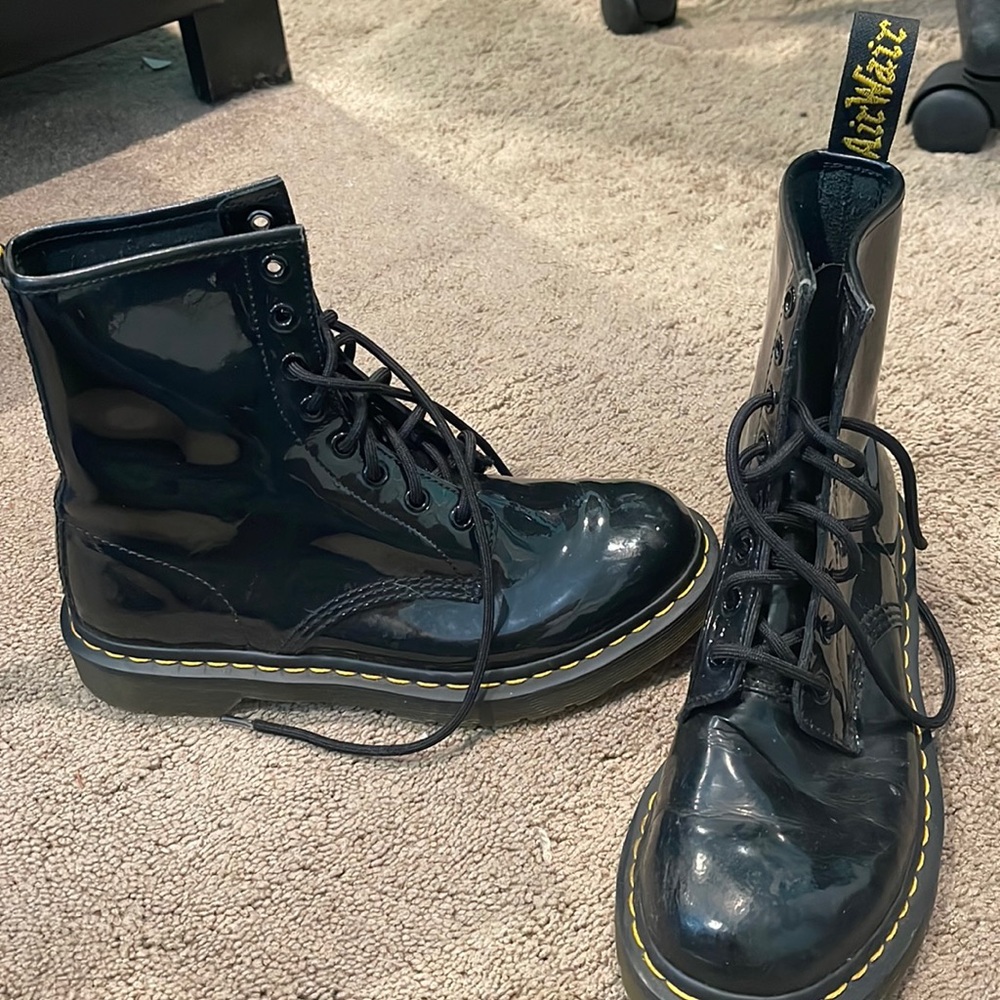 Black Dr. Martens’ boots